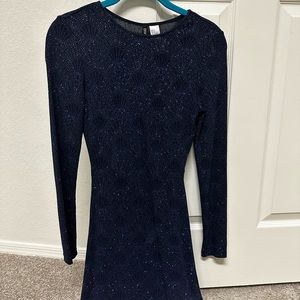 Keyhole back bodycon dress